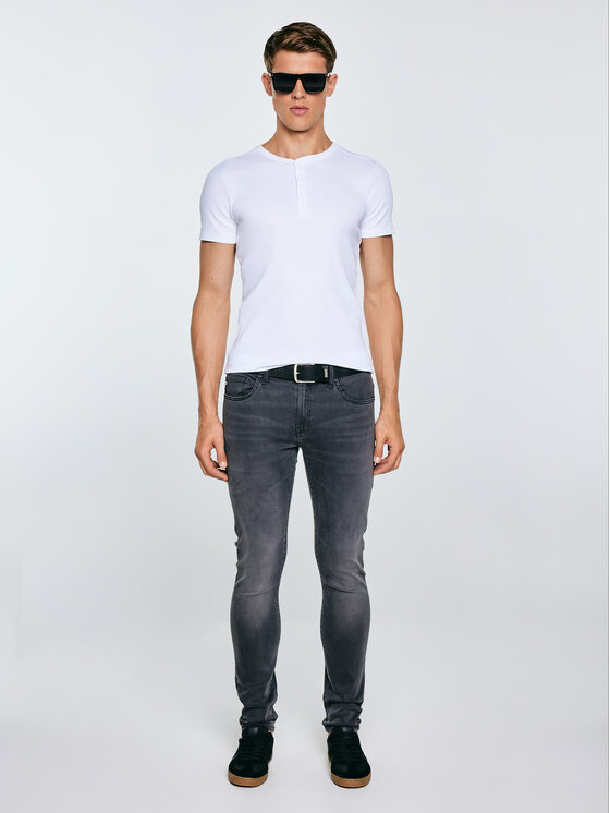 BIG STAR BIG STAR T-Shirt BASICAG Biały Slim Fit