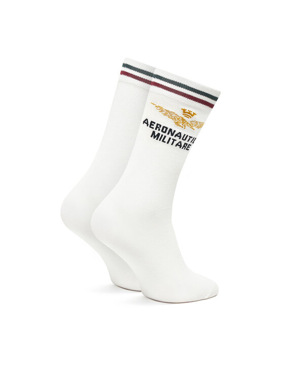 Aeronautica Militare Aeronautica Militare Muške visoke čarape 252CZ0012UL00499 Bijela