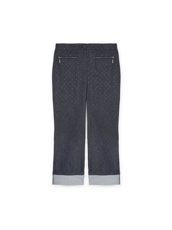 Fiorella Rubino Fiorella Rubino Jeans P593T004870N034 Blu Cropp Fit