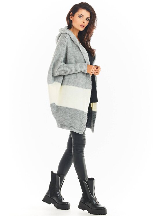 Awama Awama Maglione A392 Grigio Basic Fit