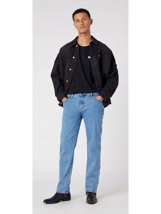 Wrangler Wrangler Jeansy Texas Niebieski Straight Fit