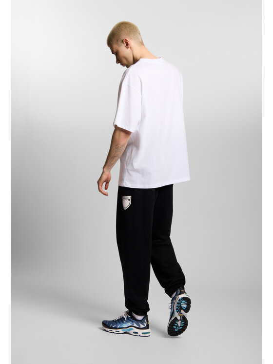 PROSTO. PROSTO. Spodnie dresowe Shield Splash KL261MPAN4061 Czarny Relaxed Fit