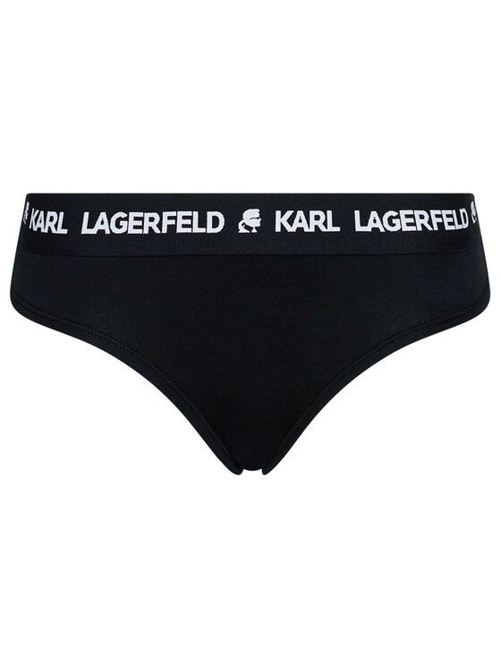 KARL LAGERFELD KARL LAGERFELD Sada 2 kusů klasických kalhotek 211W2125 Černá