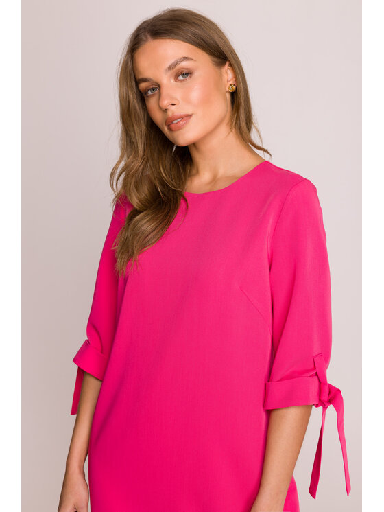 Stylove Stylove Sukienka wieczorowa S393 Różowy Premium Fit