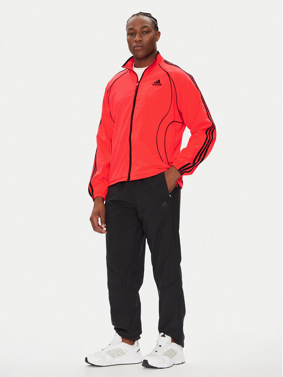 adidas adidas Mikina Teamgeist adicolor JW5867 Červená Loose Fit