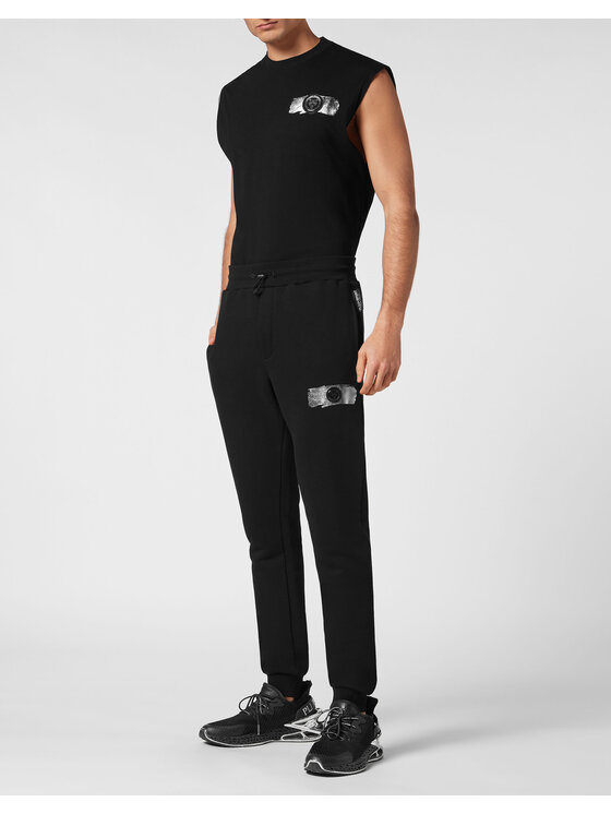 Plein Sport Plein Sport Joggery 9367 Czarny Jogger Fit
