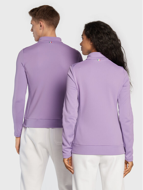 Mico Mico Felpa tecnica MA00768 Viola Regular Fit