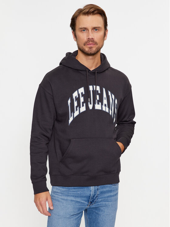 Lee Lee Džemperis 112341672 Juoda Relaxed Fit