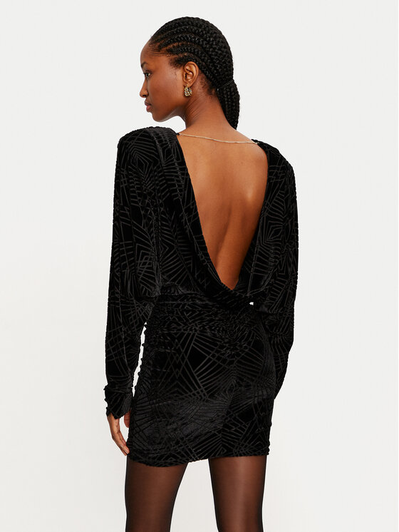 PINKO PINKO Sukienka koktajlowa Bernieri 104482 A29H Czarny Regular Fit