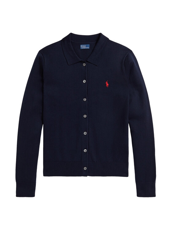 Polo Ralph Lauren Polo Ralph Lauren Kardigan 211972110502 Tmavomodrá Slim Fit