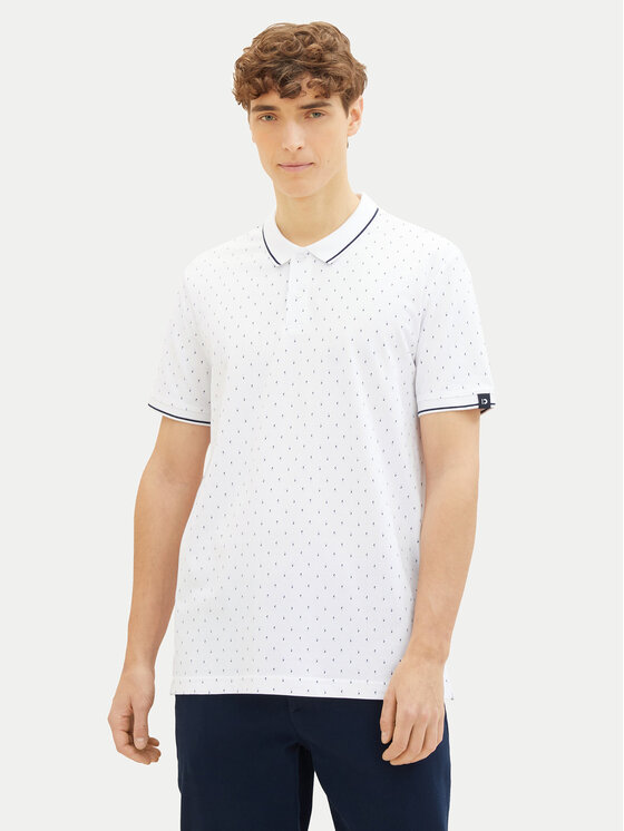 Tom Tailor Denim Polokošeľa 1040465 Biela Regular Fit