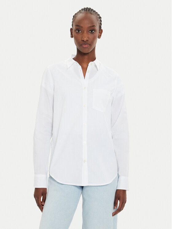 Gap Gap Košulja 841125-06 Bijela Loose Fit