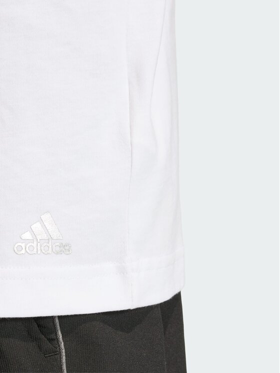 adidas adidas T-Shirt SHORT SLEEVE F50 GRAPHIC TEE Biały Regular Fit