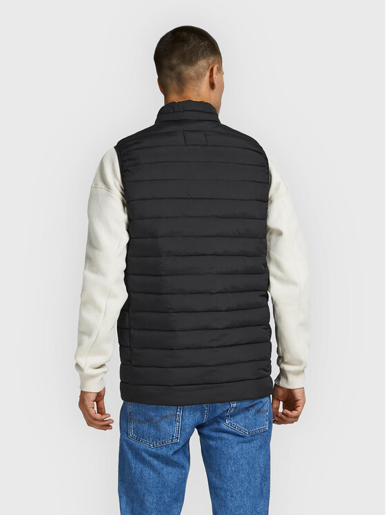 Jack&Jones Jack&Jones Γιλέκο Recycle 12211132 Μαύρο Regular Fit