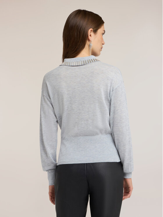 Motivi Motivi Maglione M431W004144N013 Grigio Regular Fit