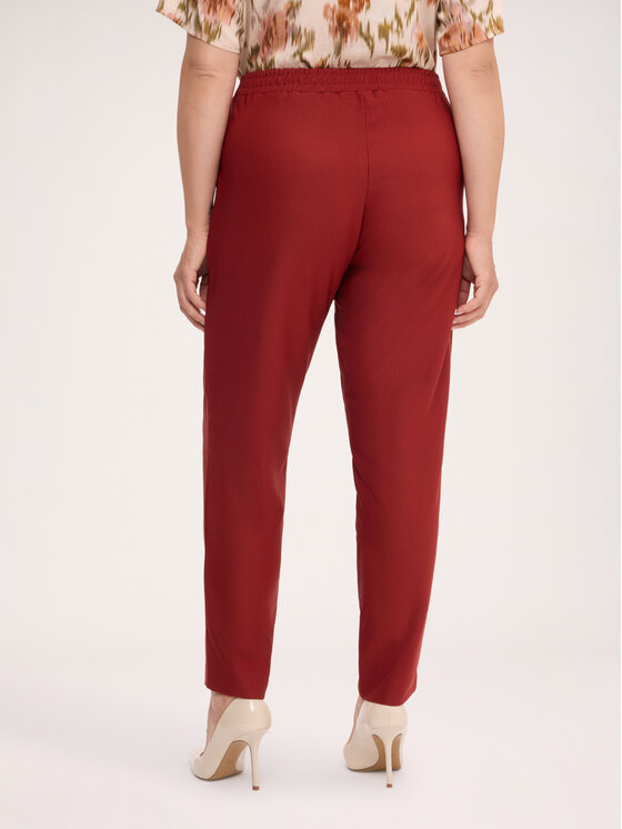 Fiorella Rubino Fiorella Rubino Pantaloni di tessuto P011T105603N037 Marrone Regular Fit