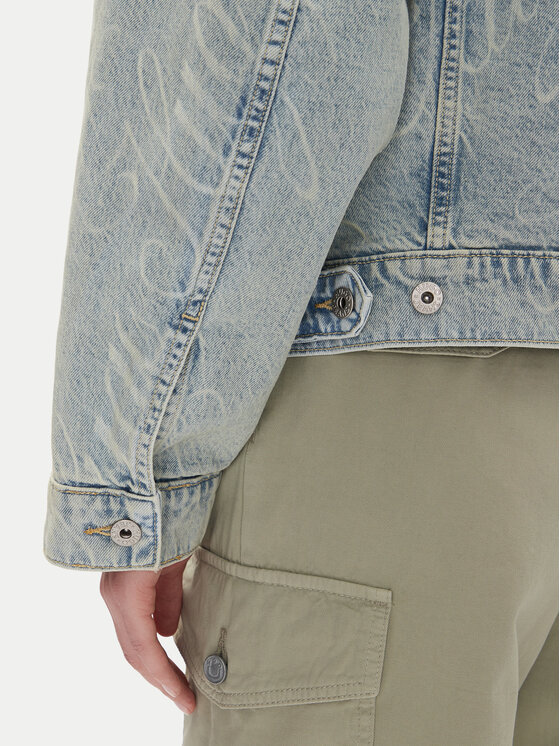 HUGO HUGO Kurtka jeansowa Lou_B 50534757 Niebieski Oversize