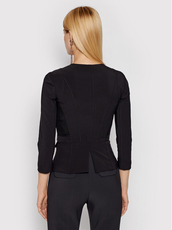 Giacca da abito GI-012-16E2-V450 Nero Slim Fit