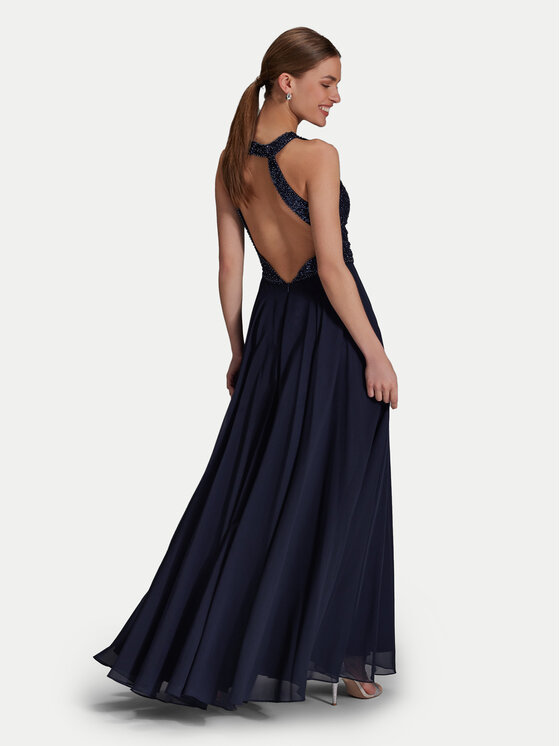 Hey Kyla Hey Kyla Abendkleid 5AI053HK Dunkelblau Regular Fit