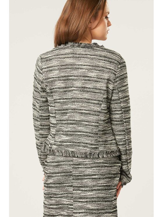 QUIOSQUE QUIOSQUE Sako T80292_480096 CHANEL BLAZER Šedá Regular Fit