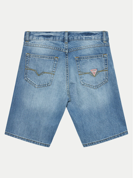 Guess Guess Džínové šortky L4GD17 D41E0 Modrá Regular Fit