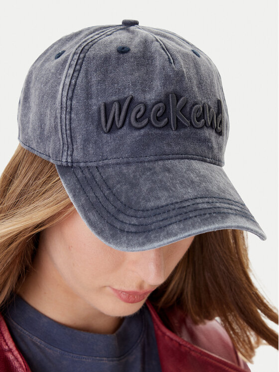 Weekend Max Mara Weekend Max Mara Czapka z daszkiem Bruno 2525576024 Granatowy