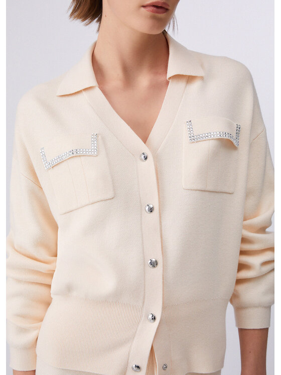 Liu Jo Liu Jo Maglione TA6041MS59LX0659 Beige Regular Fit