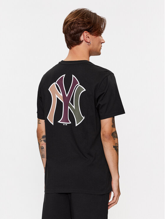 47 Brand 47 Brand T-Shirt New York Yankees BB017TMKPIU599579JK Schwarz Regular Fit