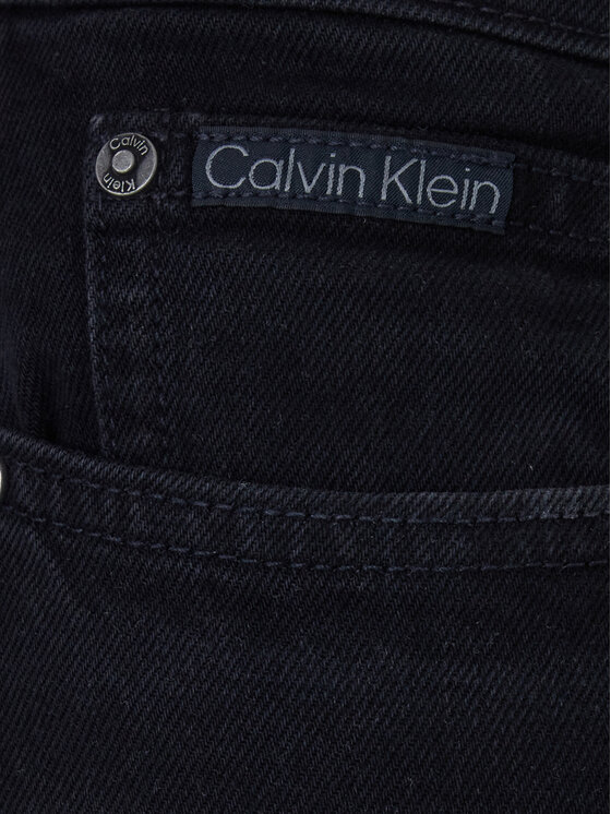 Calvin Klein Calvin Klein Blugi LV04RF930G Negru Slim Taper Fit