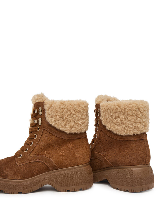 Guess Guess Черевики FLFVIK SUE10 Коричневий