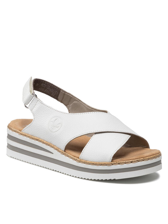 Rieker Rieker Sandalen V0271-80 Weiß