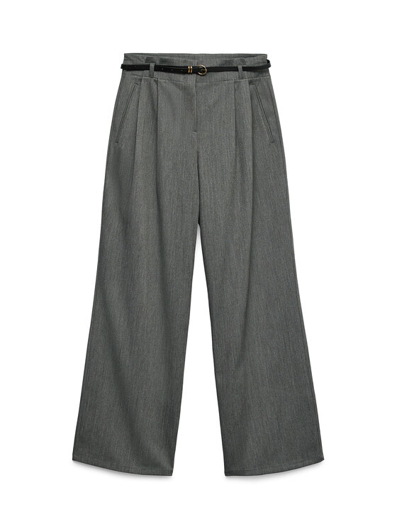 Vero Moda Vero Moda Spodnie materiałowe Tahia 10340300 Szary Wide Leg