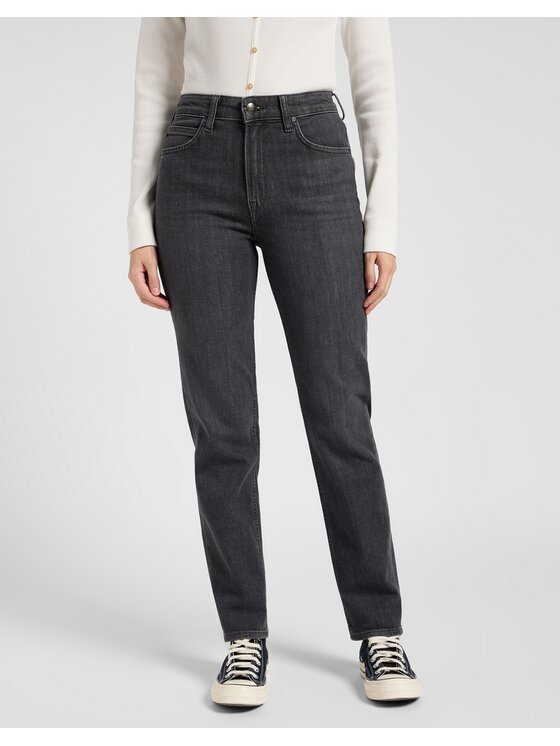 Lee Lee Jeansy CAROL Szary Slim Leg