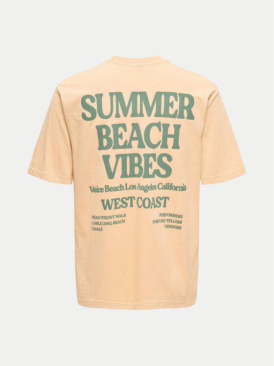 Only & Sons Only & Sons Тишърт Kenny 22028736 Розов Relaxed Fit