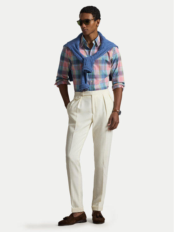 Polo Ralph Lauren Polo Ralph Lauren Πουκάμισο 710P06020006 Ροζ Custom Fit