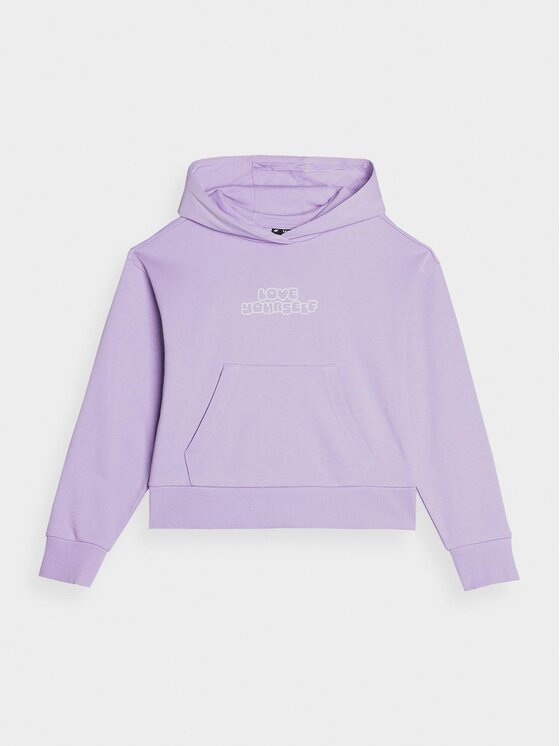 4F 4F Felpa 4FJAW23TSWSF645 Viola Regular Fit