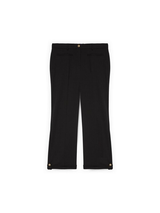Fiorella Rubino Fiorella Rubino Spodnie materiałowe P056L002441N033 Czarny Slim Fit