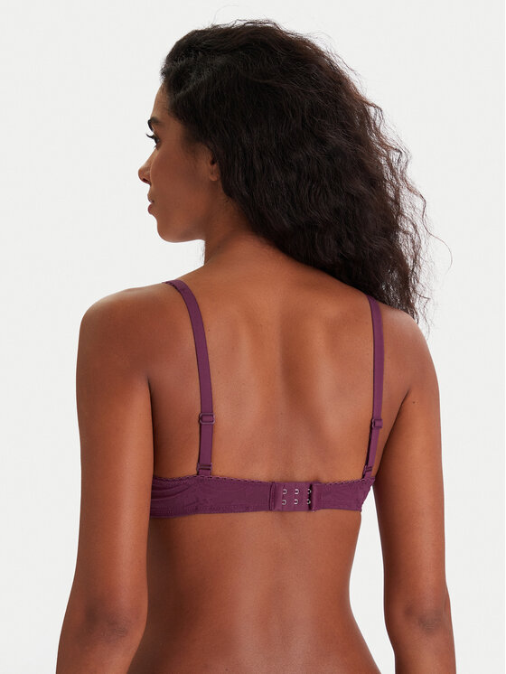 Triumph Triumph Biustonosz z fiszbiną Wild Rose Sensation 10205990 Fioletowy