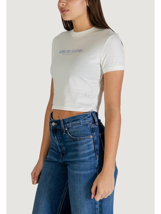 Calvin Klein Jeans Calvin Klein Jeans T-shirt LV047E823G Beige Casual Fit