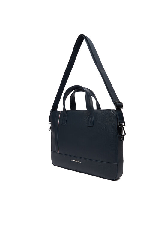 Tommy Hilfiger Tommy Hilfiger Geantă pentru laptop Th Central Slim Computer Bag AM0AM13631 Bleumarin