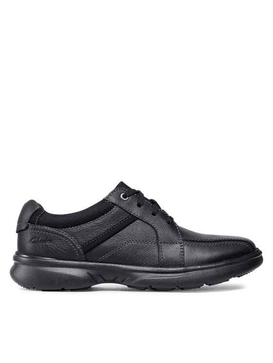 Pantofi Clarks Bradley Walk 261533327 Blk Tumbled Leather