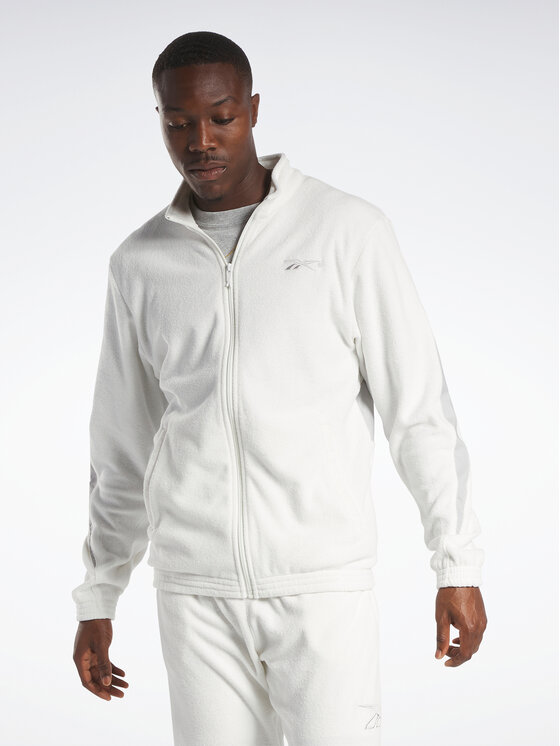 Reebok Džemperis Reebok Basketball Court Top Track Top IA2425 Balta ...