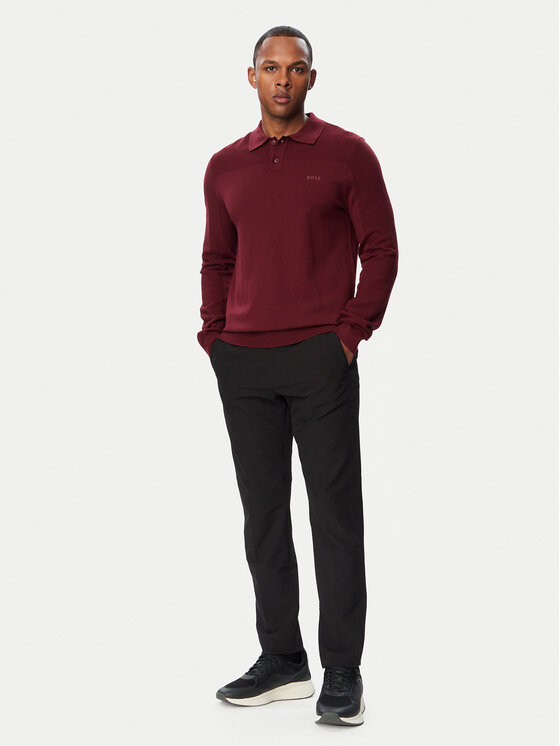 BOSS BOSS Kampsun Momentum-X PL 50568962 Bordoopunane Regular Fit