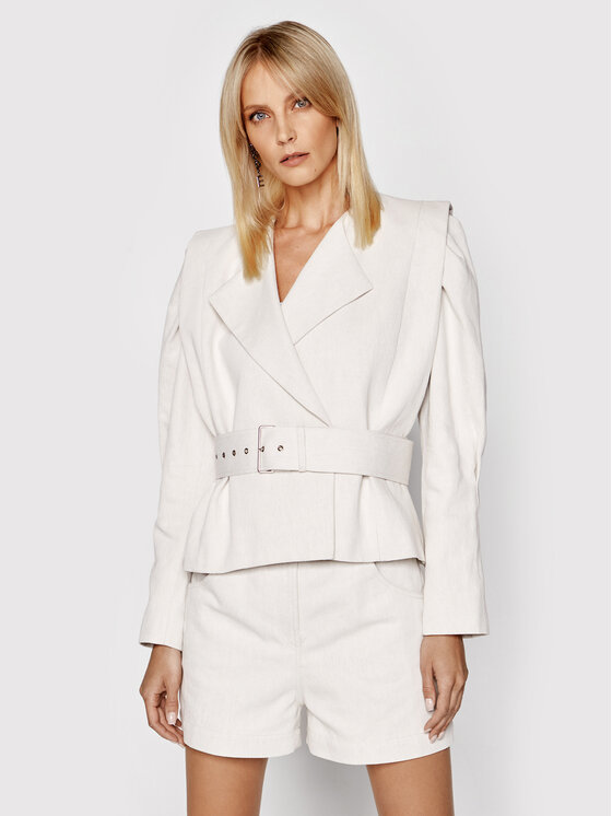 IRO IRO Σακάκι Polka A0484 Μπεζ Structured Fit