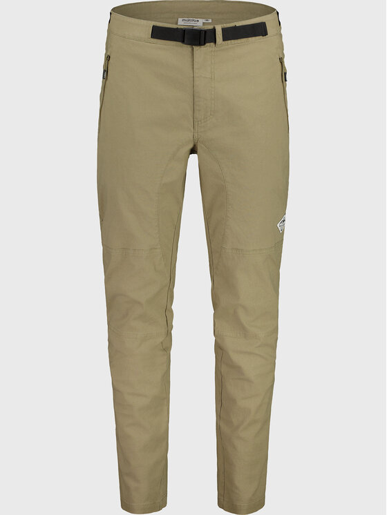 Maloja Bavlnené nohavice MazzoneM. 35535-1-8675 Hnedá Regular Fit