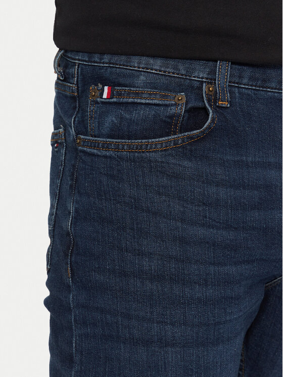 Tommy Hilfiger Tommy Hilfiger Jeans MW0MW37810 Dunkelblau Straight Fit
