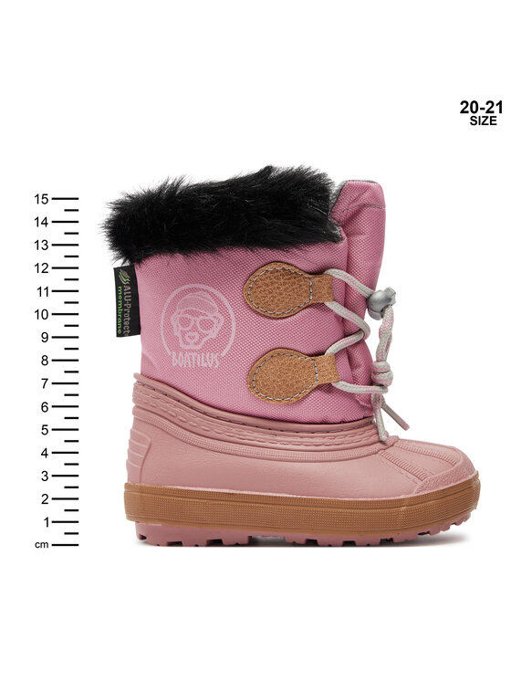 Boatilus Boatilus Снігоходи Nippy 02 Sint. Leather Boot NN02 VAR.42MR Рожевий