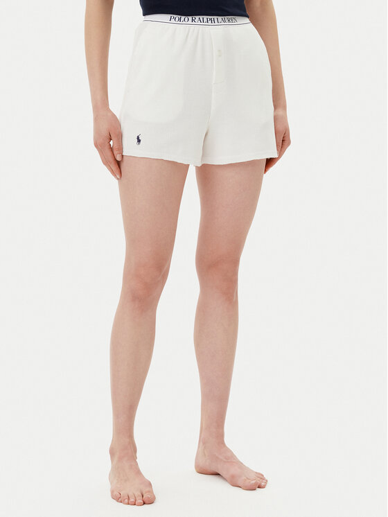Polo Ralph Lauren Polo Ralph Lauren Pantaloni scurți pijama 298956519001 Écru Regular Fit