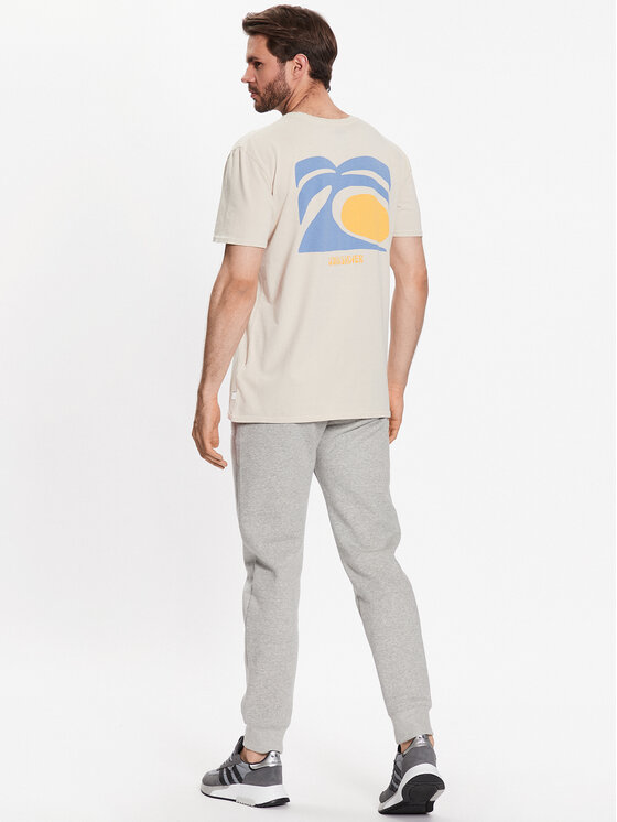Quiksilver Quiksilver Marškinėliai Arts In Palm EQYZT07249 Smėlio Regular Fit