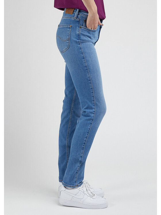 Lee Lee Jeansy ELLY Niebieski Skinny Fit